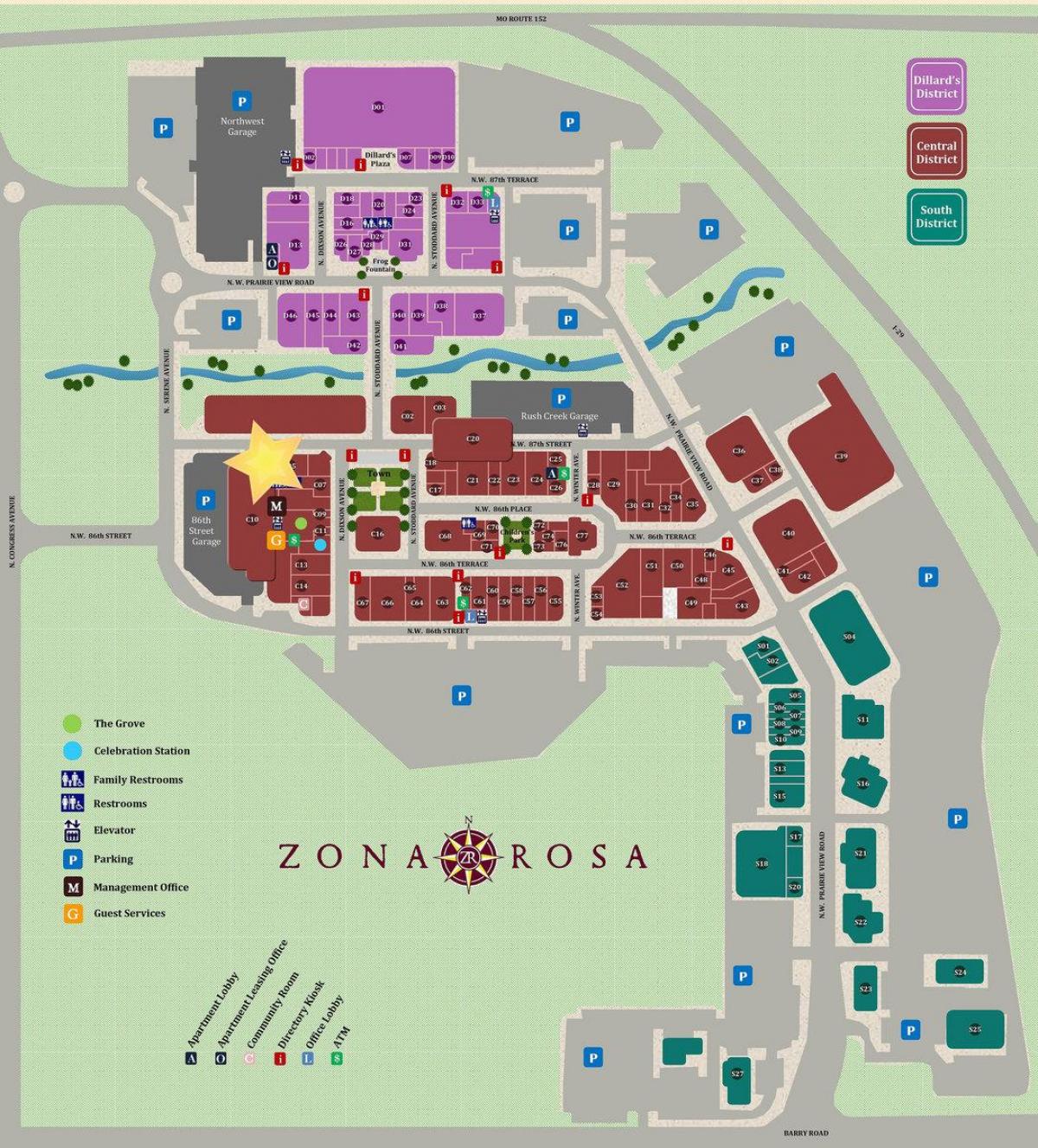 zona rosa Mexico city mapie