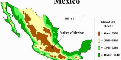 Mapa doliny Meksyku