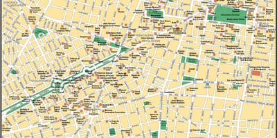 Mapa Meksyku zabytki