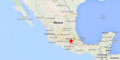 Stolica Meksyku mapie